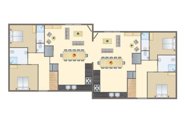 24-Personen Ferienhaus 24CT