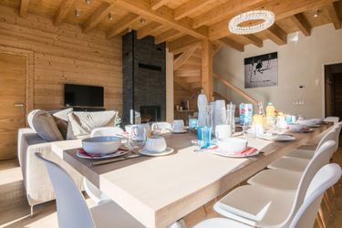 13-Personen Ferienhaus Nice chalet with fireplace in Megève, 1,5 km. from ski slope