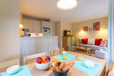6-Personen Ferienwohnung - 1 bedroom + 1 sleeping alcove - Terrace or balcony - South facing