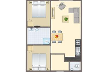 4-personne(s) bungalow 4B3