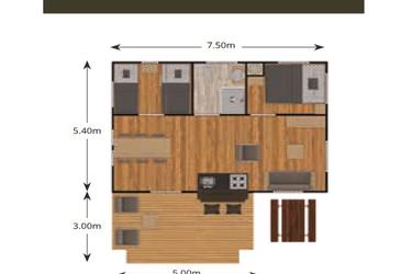 5-Personen Safarizelt LUXURY SAFARI LODGE