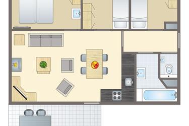 4-persoons bungalow 4CE2