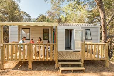 6-persoons Stacaravan 3 rooms Trio with air conditioning
