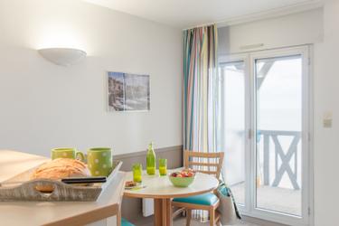 4-Personen Studio - 1 sleeping alcove - Terrace or balcony - Sea view