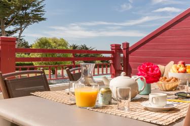 6-Personen Ferienwohnung - 2 bedrooms - Terrace or balcony