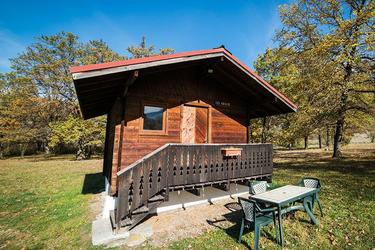 3-Personen Chalet (WITHOUT SANITARY FACILITIES) (max 2 adults)