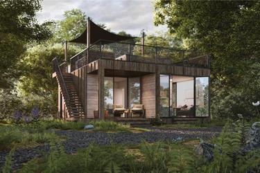 6-Personen Hütte Villa Dakterras + Hottub 4-6