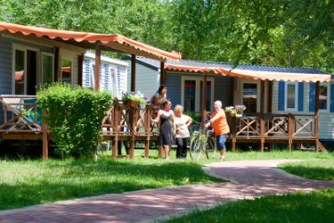 6-persoons stacaravan/chalet Laguna Deluxe (6+1)