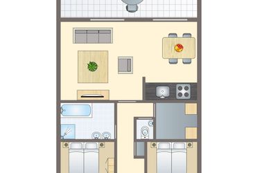 4-persoons appartement 4CA