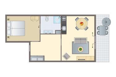 2-Personen Ferienhaus 2C