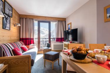 4-Personen Ferienwohnung - 1 bedroom - South exposure - Mountain view