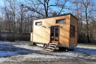 4-Personen Chalet Tiny House - mezzanine accessible by ladder (max 2 adults)