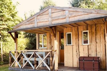 4-Personen Mobilheim Cottage OGHAM - 25m2- The Scribes' unusual cabin