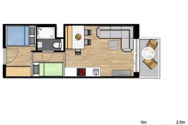 5-persoons appartement Cosy | 2 Slaaphoeken