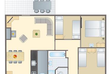 6-person cottage 6C