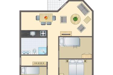 6-persoons appartement 6CK Kids