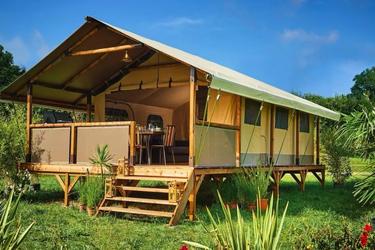 5-Personen Safarizelt Premium Lodge 3 Rooms 5 Persons