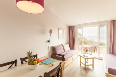 5-Personen Ferienwohnung - 1 bedroom - Sea view - Terrace or balcony