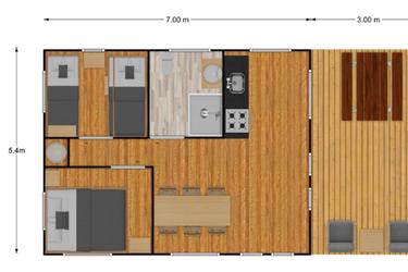 5-Personen Safarizelt WOODLODGE