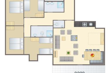 10-Personen Ferienwohnung 10A