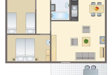 4-persoons bungalow 4C