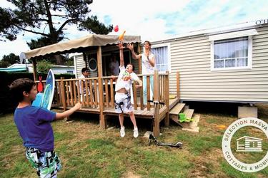 6-persoons bungalow Mobil Home 4 Pièces 6 Personnes + TV