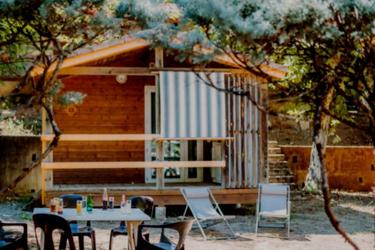 4-persoons Chalet Eco Cabin 2/4 Pers. 10m² + 6m².