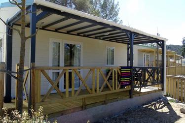 4-persoons Chalet Chalet Pagnol 24 m² air-conditioned - 2 bedrooms - Terrace 12 m².