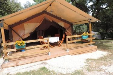 5-Personen Safarizelt Canvas Nature Comfort without sanitary facilities