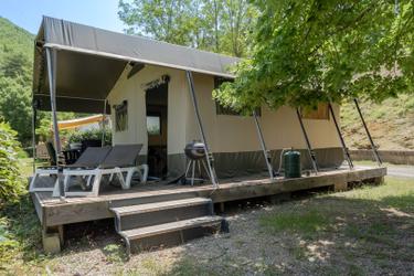 6-Personen Möbliertes Zelt Glamping Larzac