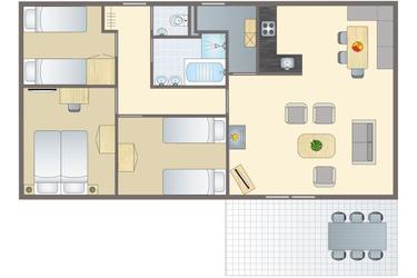 6-persoons bungalow 6C