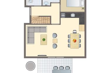 6-Personen Ferienhaus 6CK Kids (max. 4 adults)