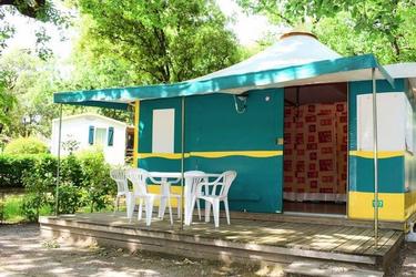 5-persoons Bungalowtent without heating, running water, bathroom and toilet
