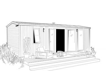 4-persoons Stacaravan Comfort 2 bedrooms