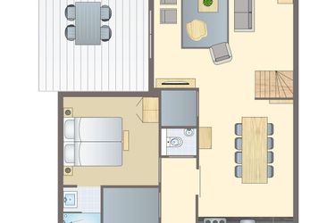 8-persoons bungalow 8CK (max. 6 adults) Kids