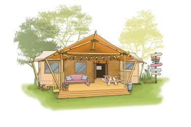 6-persoons safaritent Avonturentent