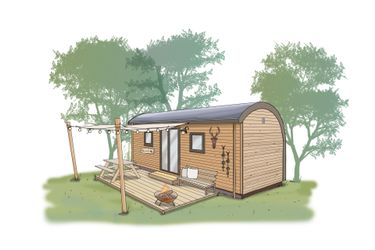 4-persoons stacaravan/chalet Polderlodge