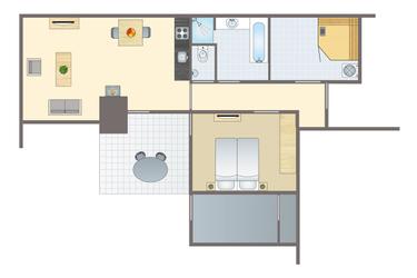 2-personne(s) bungalow 2L