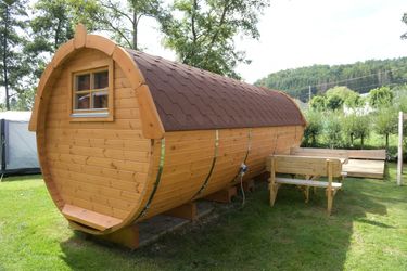 4-persoons stacaravan/chalet Barrel (max. 2 adults)